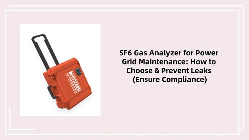 SF6 Gas Analyzer for Power Grid Maintenance: How to Choose & Prevent Leaks (Ensure Compliance)